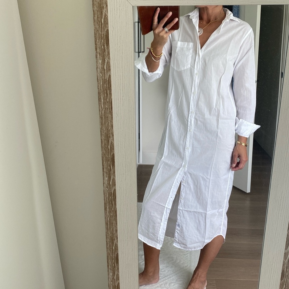 Frank & Eileen cotton voile shirt dress